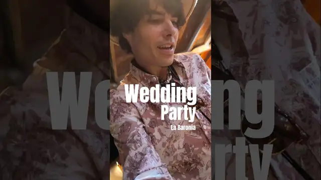 Destination Wedding Party with Live Sax at La Baronia